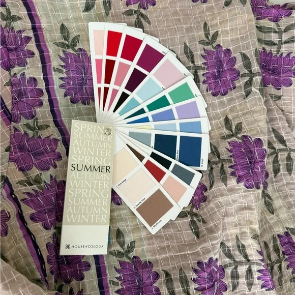 Floral Purple and Gray Kimono - Picture 6 of 10